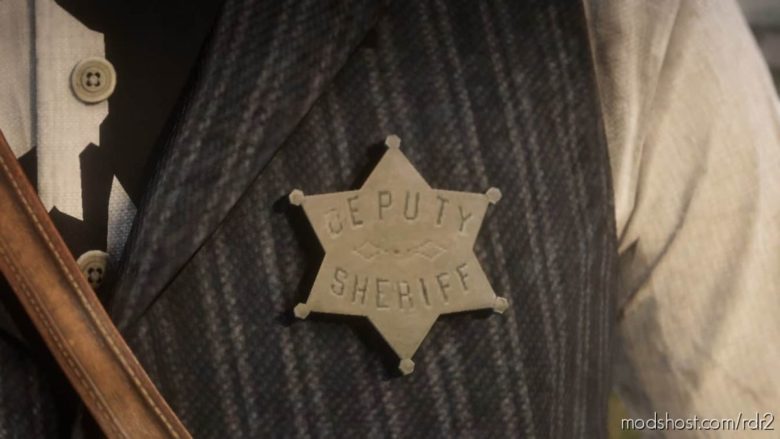 Sheriff Badge for Red Dead Redemption 2