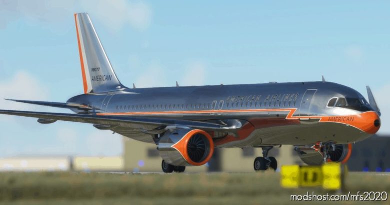 FBW A32NX American Airlines 1950S for Microsoft Flight Simulator 2020