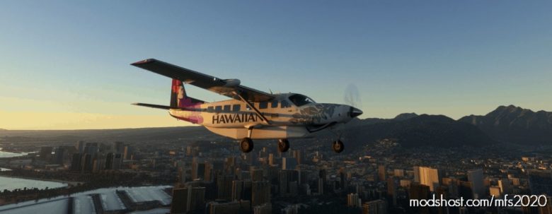 Cessna 208B Grand Caravan Hawaiian Airlines [4K Fictional] for Microsoft Flight Simulator 2020