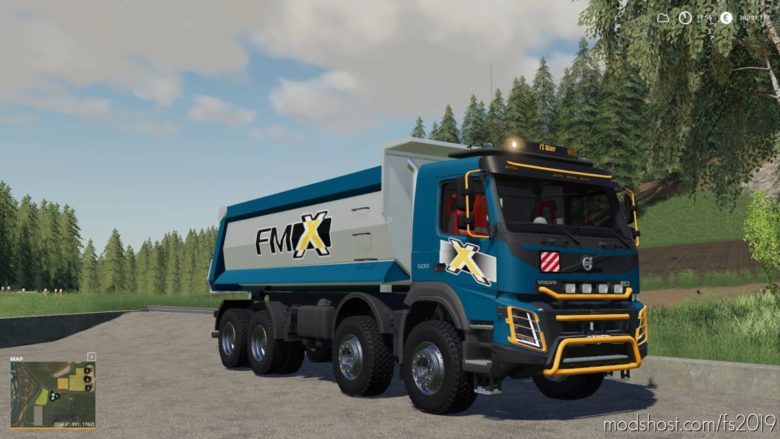 Volvo FMX 8X4 Hardox Tipper FS Miner’s Edit for Farming Simulator 19