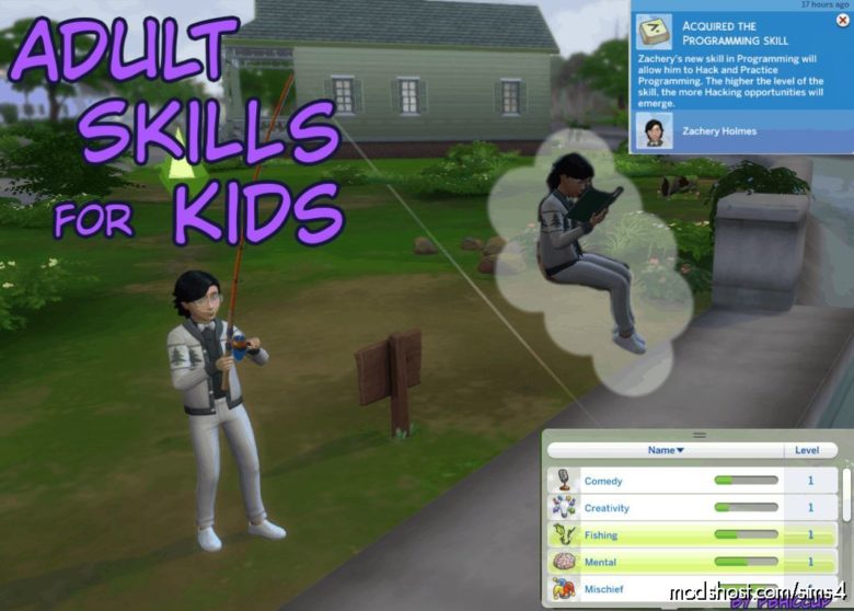 Sims 4 Mod: Adult Skills For Kids (Featured)