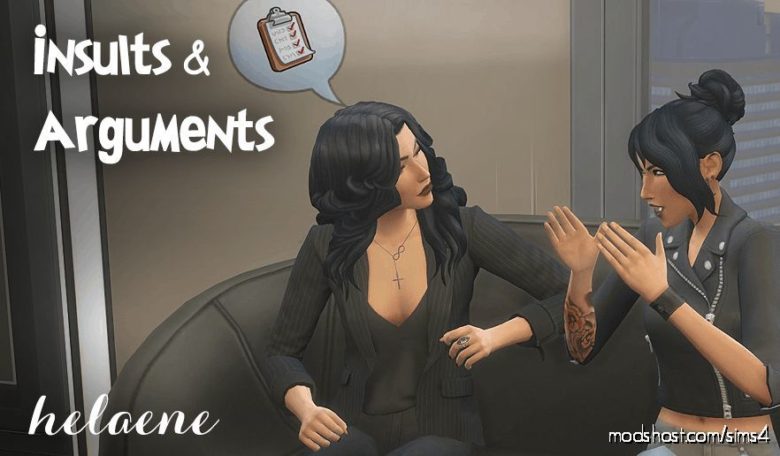 Sims 4 Mod: Helaene – Insults & Arguments Pack (Featured)