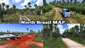 North Brazil Map V5.4 [1.40] for Euro Truck Simulator 2
