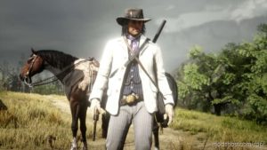 White Worsted Coat for Red Dead Redemption 2