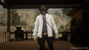 RDR2 Player Mod: White Worsted Coat (Image #2)