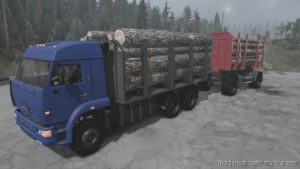 MudRunner Kamaz Mod: -65225 Truck V27.04.21 (Featured)