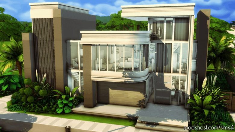Modern Familiar House – NO CC for The Sims 4