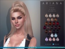 Ariana Hair for The Sims 4