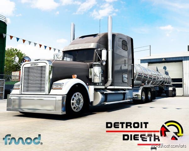 Freightliner Classic XL Detroit Diesel 60 Straight Pipes Sound Mod [1.40] for American Truck Simulator