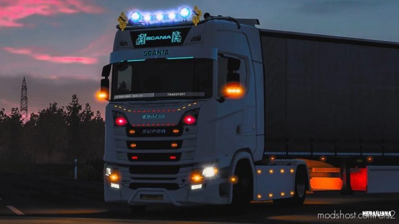 Scania Mega Light Pack & More Lights Addon [1.40] for Euro Truck Simulator 2