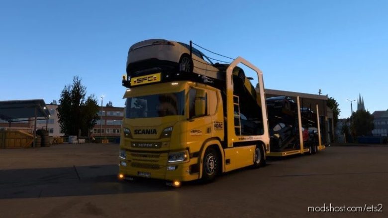 Scania P Cartransporter For Eugene Scania Pack V4.0 for Euro Truck Simulator 2