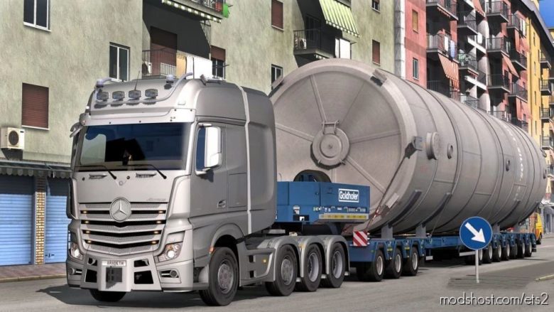 Mercedes Actros Open Pipe Sound Reworked V2.0 for Euro Truck Simulator 2