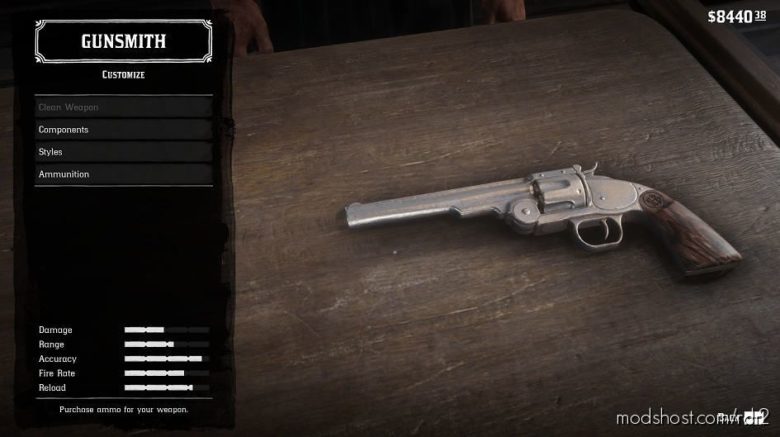 NO Bloom ON Guns for Red Dead Redemption 2