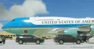 MSFS 2020 8K Livery Mod: AIR Force ONE VC-25B 8K (Image #3)