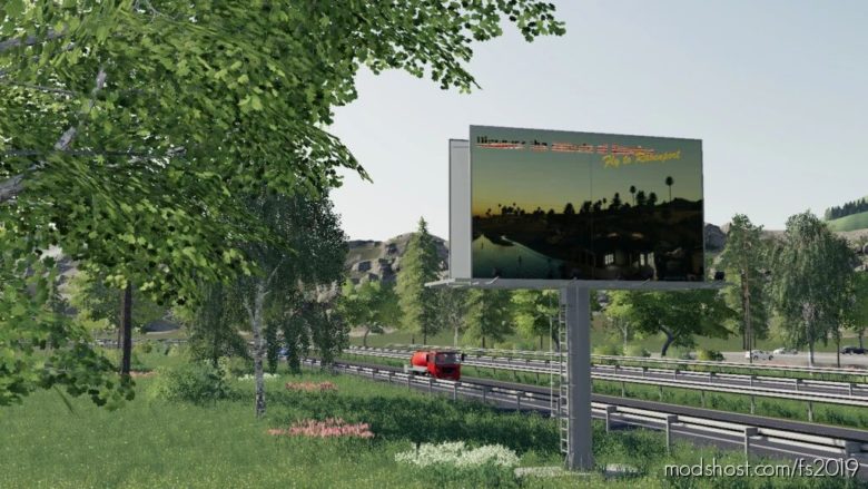 Large Billboard (Prefab) for Farming Simulator 19