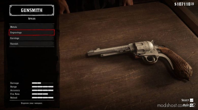 Javiers Grip For The Cattleman for Red Dead Redemption 2