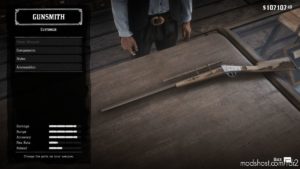 Rare Rolling Block Engravings ON The Stock Rolling Block Rifle for Red Dead Redemption 2