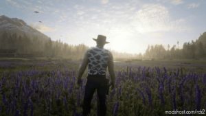 RDR2 Mod: COW Pattern Vest (Image #2)