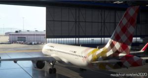 MSFS 2020 8K Livery Mod: A32NX Volotea A320Neo Ec-Mbk 8K (Image #2)