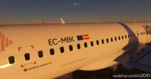 MSFS 2020 8K Livery Mod: A32NX Volotea A320Neo Ec-Mbk 8K (Image #4)