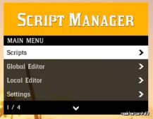 Script Manager for Red Dead Redemption 2