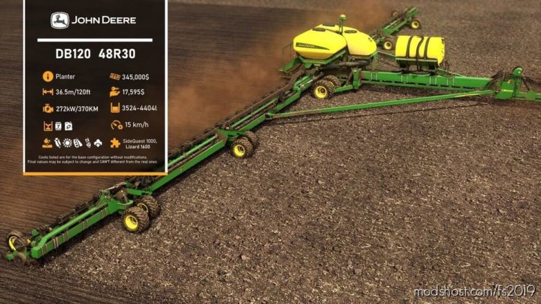 John Deere DB120 for Farming Simulator 19