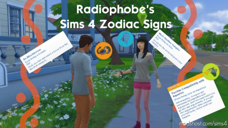 Zodiac Signs V2.0 for The Sims 4