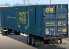 53-Foot Container Ownable V1.2 [1.40] for American Truck Simulator