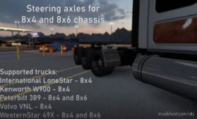 ATS Part Mod: Steering Axles For 8×4 And 8×6 Chassis (Image #2)