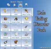 Sims 4 Mod: Dale Eating Disorders Pack (Image #2)