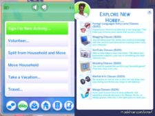 Sims 4 Mod: Interactive Teen Hobbies V0.9 (Image #2)