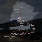 ETS2 Mod: Argentina Map Mod Map Ceibo V1.7 (Image #3)