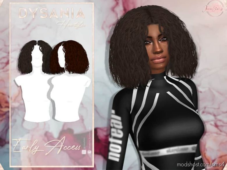 Dysania (Hairstyle) for The Sims 4