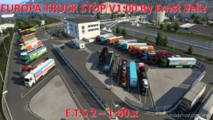 European Truck Stops By Ernst Veliz [1.40.X] for Euro Truck Simulator 2