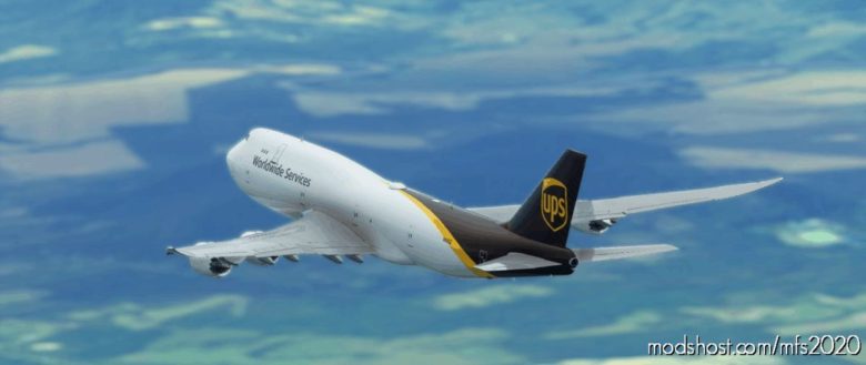 [Ultra] [No-Mirror] Asobo Boeing 747-8I United Parcel Service (UPS) for Microsoft Flight Simulator 2020