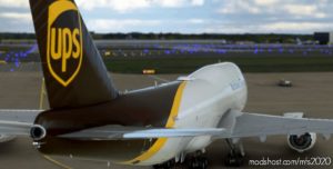 MSFS 2020 Boeing Livery Mod: Ultra No-Mirror Asobo Boeing 747-8I United Parcel Service (UPS) (Image #2)