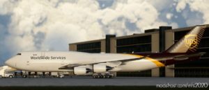 MSFS 2020 Boeing Livery Mod: Ultra No-Mirror Asobo Boeing 747-8I United Parcel Service (UPS) (Image #4)