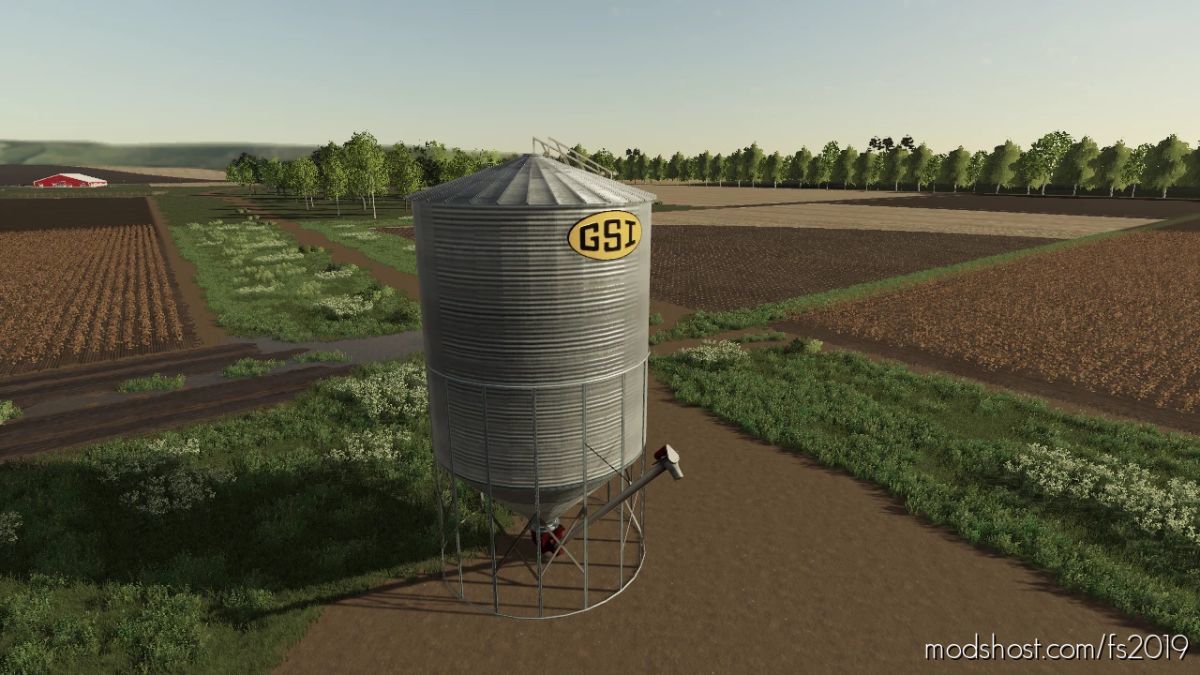 Gsi Grain Storage Silo Gtx Script Version Fs19 Placeable Mod Modshost 1048