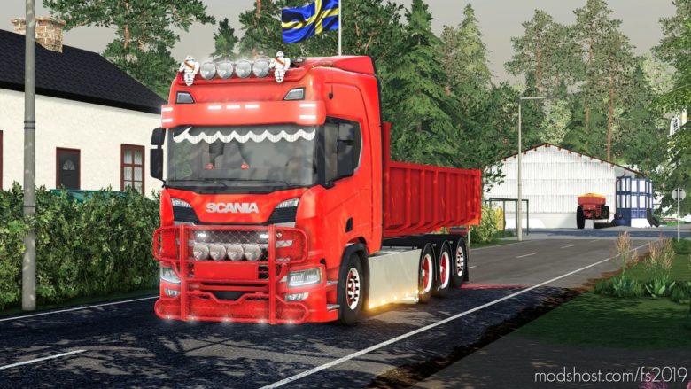 Scania R500 Tridem for Farming Simulator 19