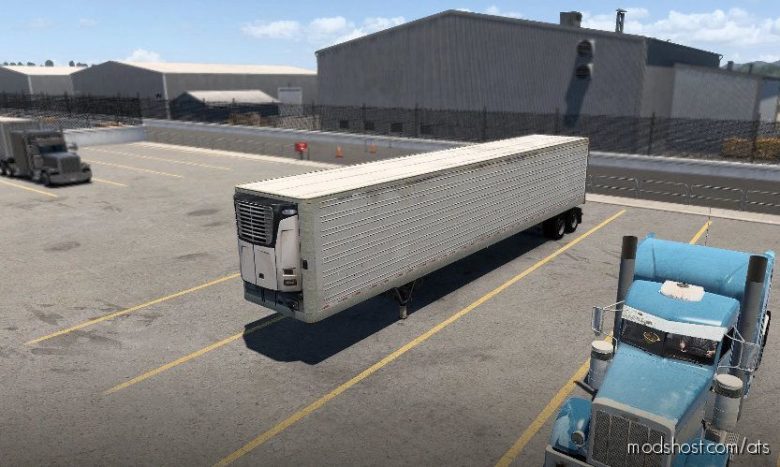 Rusty SCS BOX Trailer for American Truck Simulator