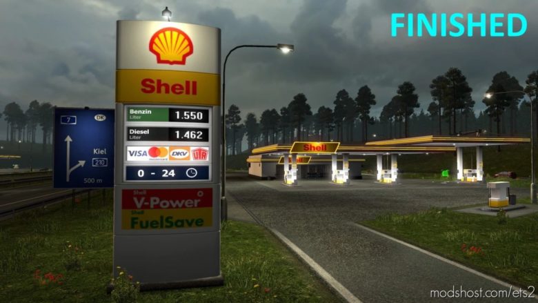 Real European GAS Stations Reloaded [1.40] for Euro Truck Simulator 2