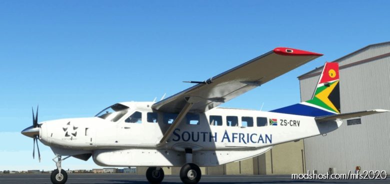 Cessna 208B Grand Caravan South African Airways [4K Fictional] for Microsoft Flight Simulator 2020