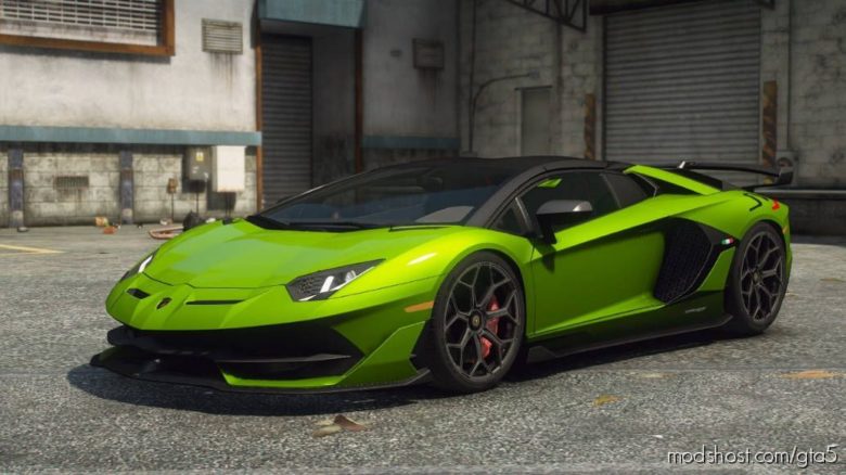 Lamborghini Aventador SVJ Roadster V1.01 for Grand Theft Auto V