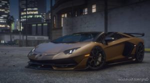 GTA 5 Lamborghini Vehicle Mod: Aventador SVJ Roadster V1.01 (Image #5)