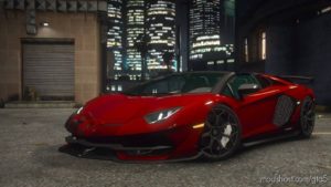 GTA 5 Lamborghini Vehicle Mod: Aventador SVJ Roadster V1.01 (Image #6)