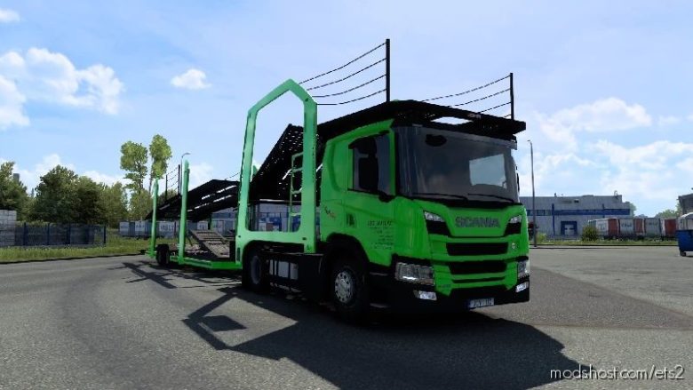 Scania P Car Transporter For Eugene Scania Pack V5.0 for Euro Truck Simulator 2