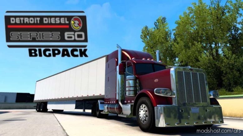 Detroit Diesel 60 Straight Pipes Bigpack for American Truck Simulator
