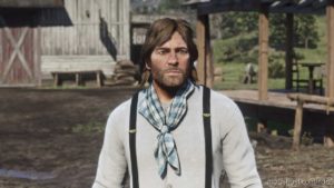 RDR2 Mod: Blue Flannel Neckerchief Texture (Featured)