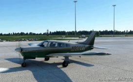 MSFS 2020 PA-28R Livery Mod: Just Flight’S Arrow III N808VT (Image #3)