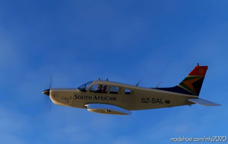 Justflight PA28R Arrow III – Fictional South African Airways for Microsoft Flight Simulator 2020